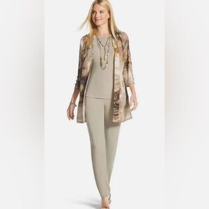 Chico’s kimono style travel duster still XL